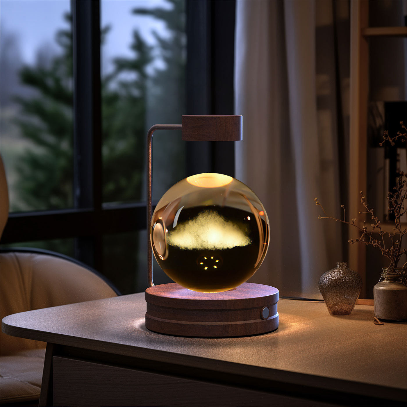 Crystal Ball Cosmic Dinosaur