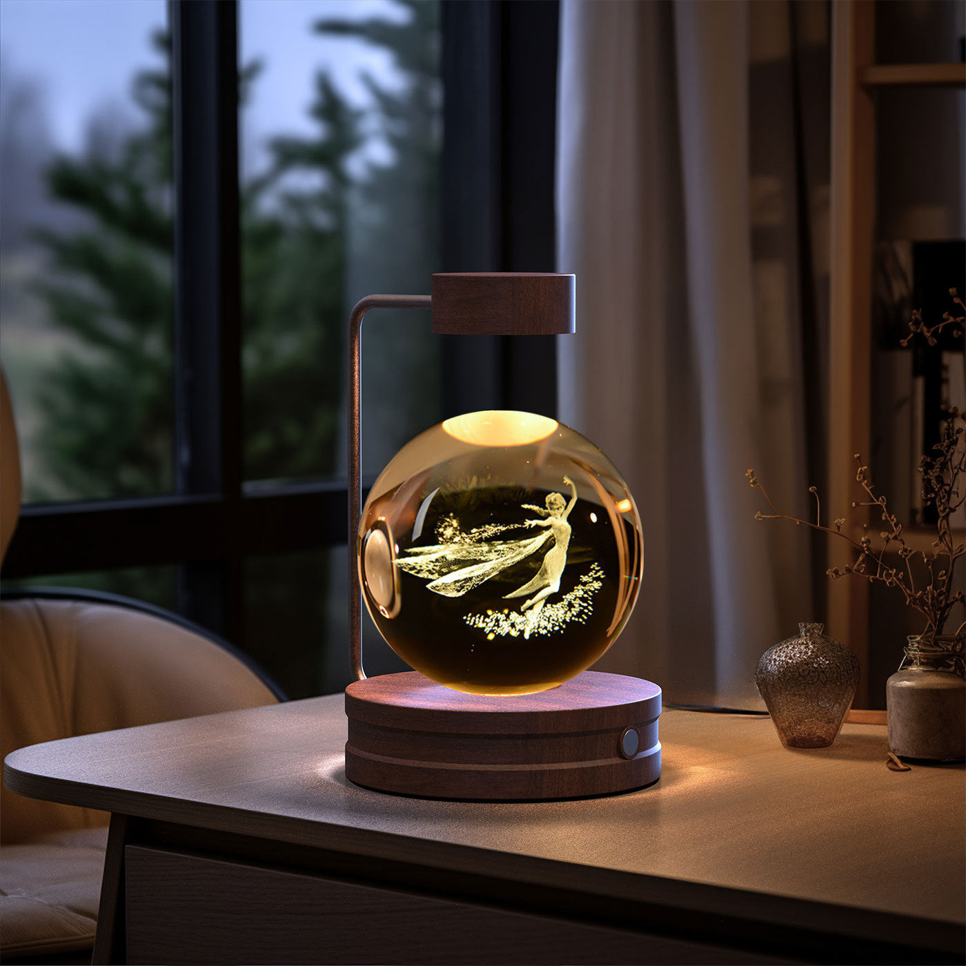 Crystal Ball Cosmic Dinosaur