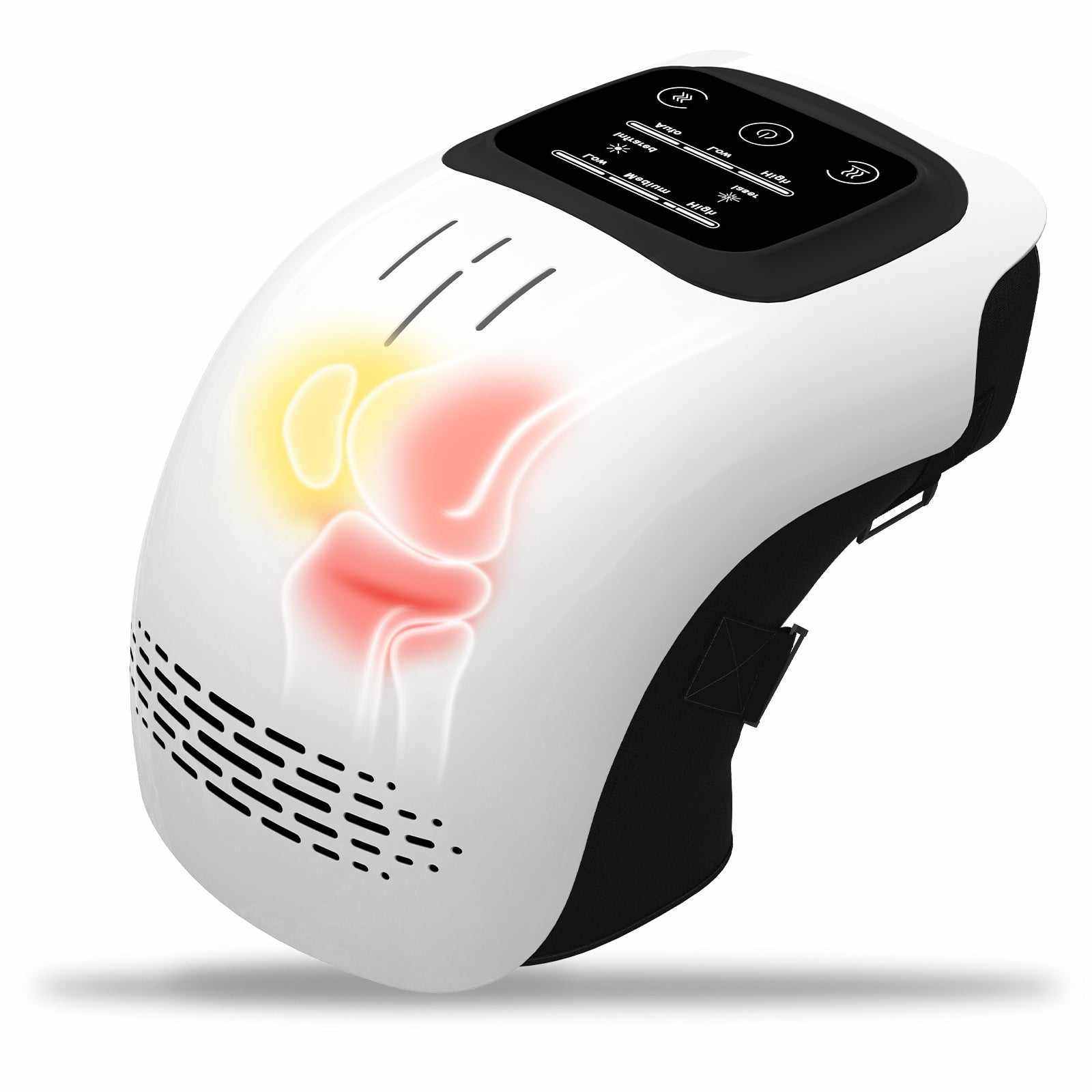Intelligent home use electric kneading knee massager with heating and vibration for pain relief